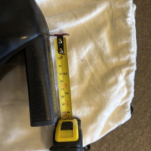 Black stacked heels boots - Picture 13 of 14